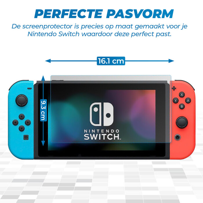 JVS Products Screenprotector geschikt voor de Nintendo Switch - Double Pack