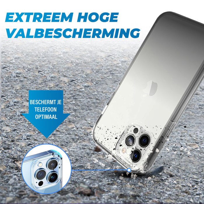 JVS Products Samsung Galaxy S23 Ultra hoesje - Full body - 2 delig - Shockproof - Siliconen - TPU - Zwart