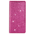 iPhone 16 hoesje - Bookcase - Pasjeshouder - Portemonnee - Glitter - TPU - Roze