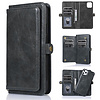 iPhone 16 Pro hoesje - Bookcase - Afneembaar 2 in 1 - Backcover - Pasjeshouder - Portemonnee - Kunstleer - Zwart