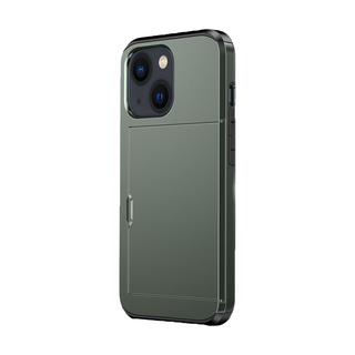 JVS Products iPhone 16 Pro Max hoesje - Backcover - Hardcase - Pasjeshouder - Portemonnee - Shockproof - TPU - Groen