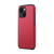 iPhone 16 Plus hoesje - Backcover - Hardcase - Pasjeshouder - Portemonnee - Shockproof - TPU - Rood