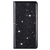 iPhone 16 hoesje - Bookcase - Pasjeshouder - Portemonnee - Glitter - TPU - Zwart