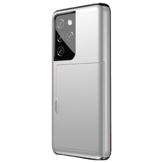 JVS Products iPhone 16 Plus hoesje - Backcover - Hardcase - Pasjeshouder - Portemonnee - Shockproof - TPU - Wit