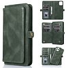 iPhone 16 Pro hoesje - Bookcase - Afneembaar 2 in 1 - Backcover - Pasjeshouder - Portemonnee - Kunstleer - Groen