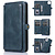 Samsung Galaxy S25 Ultra hoesje - Bookcase - Afneembaar 2 in 1 - Backcover - Pasjeshouder - Portemonnee - Kunstleer - Blauw