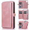 Samsung Galaxy S25 Ultra hoesje - Bookcase - Afneembaar 2 in 1 - Backcover - Pasjeshouder - Portemonnee - Kunstleer - Rose Goud