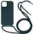 Samsung Galaxy S25 Ultra hoesje - Backcover - Koord - Softcase - Flexibel - TPU - Groen