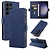 Samsung Galaxy S23 Ultra hoesje - Bookcase - Pasjeshouder - Portemonnee - Kunstleer - Blauw