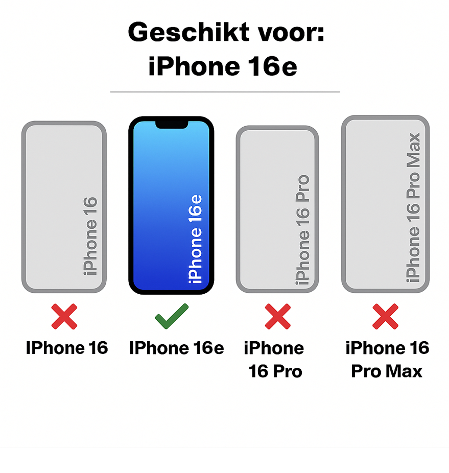 JVS Products iPhone 16e hoesje - Bookcase - Afneembaar 2 in 1 - Backcover - Pasjeshouder - Portemonnee - Kunstleer - Groen