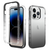 iPhone 17 Pro Max hoesje -  Full body -  2 delig -  Shockproof -  Siliconen -  TPU -  Zwart