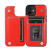 iPhone 17 Pro hoesje - Backcover - Pasjeshouder - Portemonnee - Kunstleer - Rood