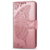 iPhone 17 Air hoesje - Bookcase - Pasjeshouder - Portemonnee - Vlinderpatroon - Kunstleer - Rose Goud
