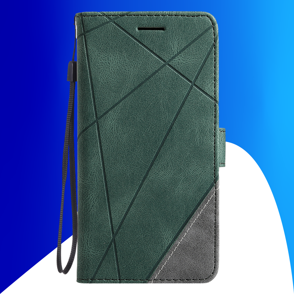 JVS Products Samsung Galaxy S26 Plus hoesje - Bookcase - Pasjeshouder - Portemonnee - Patroon - Kunstleer - Groen