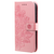 iPhone 18 Pro Max hoesje - Bookcase - Pasjeshouder - Portemonnee - Bloemenprint - Kunstleer - Rose Goud