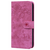 iPhone 18 Pro hoesje - Bookcase - Koord - Pasjeshouder - Portemonnee - Camerabescherming - Bloemenpatroon - Kunstleer - Roze
