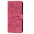 iPhone 18 Pro Max hoesje - Bookcase - Koord - Pasjeshouder - Portemonnee - Camerabescherming - Bloemenpatroon - Kunstleer - Bordeaux Rood