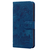 iPhone 18 Pro hoesje - Bookcase - Koord - Pasjeshouder - Portemonnee - Camerabescherming - Bloemenpatroon - Kunstleer - Blauw