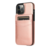 iPhone 18 Pro hoesje - Backcover - Pasjeshouder - Portemonnee - Kunstleer - Rose Goud