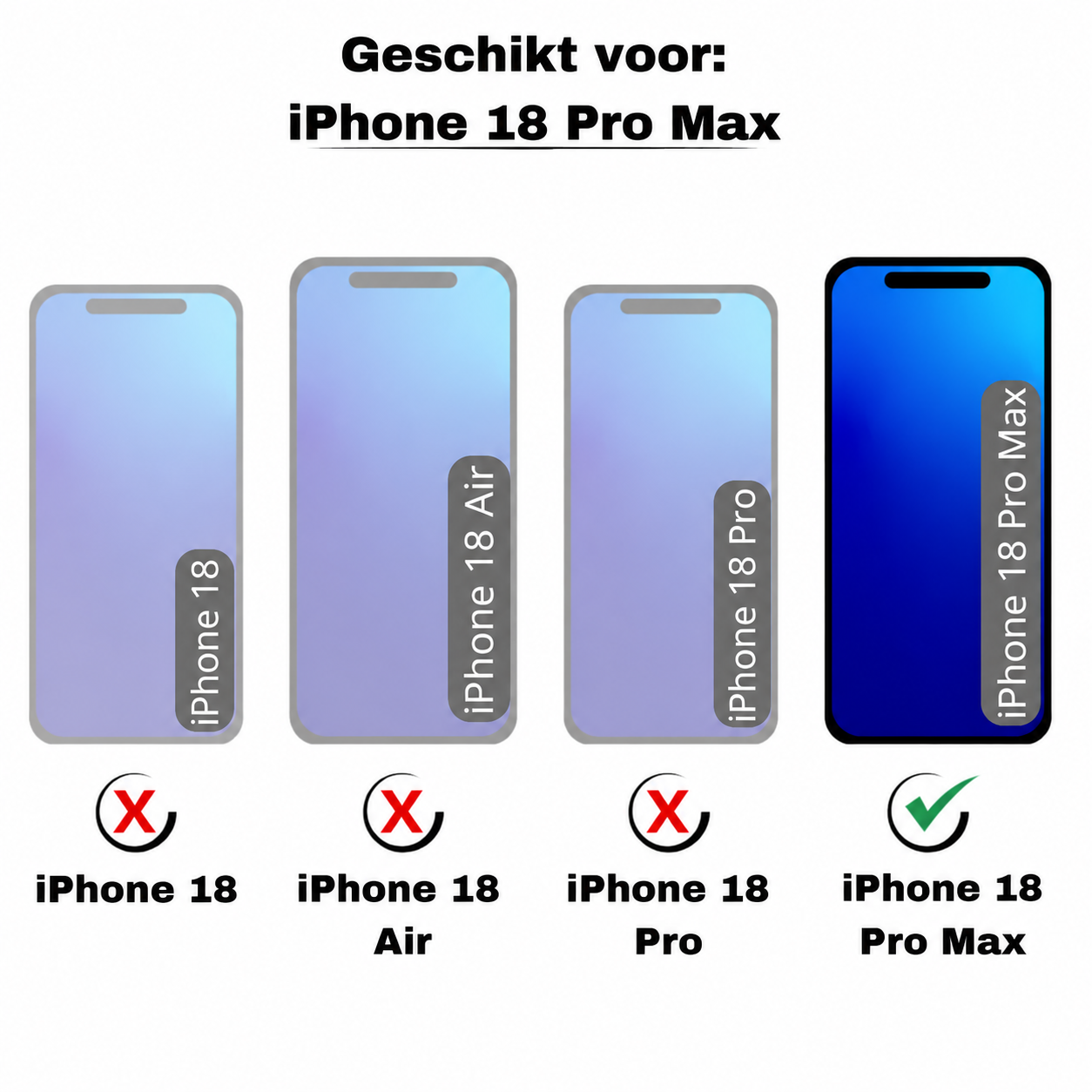 JVS Products iPhone 18 Pro Max hoesje - Backcover - Pasjeshouder - Portemonnee - Kunstleer - Rose Goud