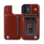 iPhone 18 Pro hoesje - Backcover - Pasjeshouder - Portemonnee - Kunstleer - Bruin