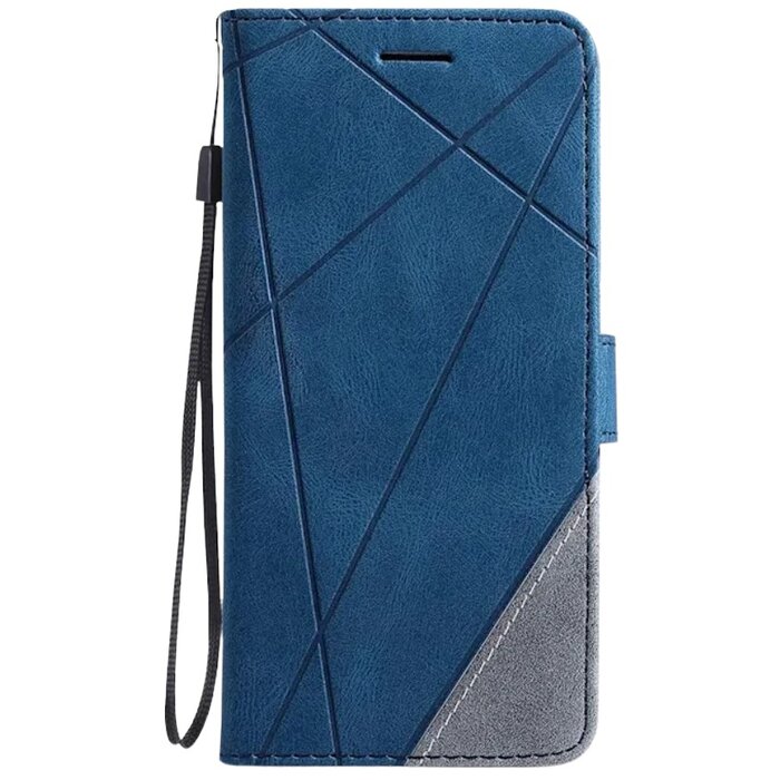 JVS Products iPhone 18 Pro Max hoesje - Bookcase - Pasjeshouder - Portemonnee - Patroon - Kunstleer - Blauw