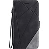 iPhone 18 Pro Max hoesje - Bookcase - Pasjeshouder - Portemonnee - Patroon - Kunstleer - Zwart