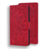 iPhone 18 Pro hoesje - Bookcase - Pasjeshouder - Portemonnee - Mandalapatroon - Kunstleer - Rood
