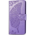 iPhone 18 Pro hoesje - Bookcase - Pasjeshouder - Portemonnee - Vlinderpatroon - Kunstleer - Paars