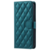 iPhone 18 Pro hoesje - Bookcase - Pasjeshouder - Koord - Kunstleer - Groen