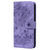 iPhone 18 Pro hoesje - Bookcase - Koord - Pasjeshouder - Portemonnee - Camerabescherming - Bloemenpatroon - Kunstleer - Paars