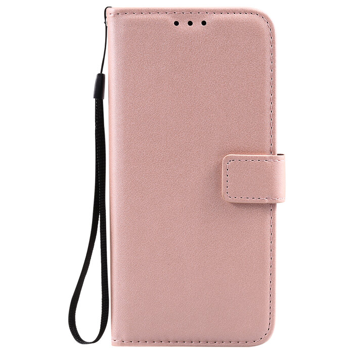 JVS Products iPhone 18 Pro Max hoesje - Bookcase - Pasjeshouder - Portemonnee - Camerabescherming - Kunstleer - Rose Goud