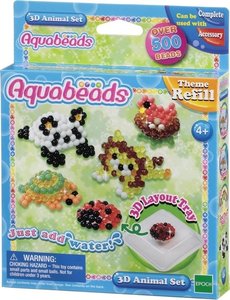 Aquabeads 3D Dierenset (aanvulset)