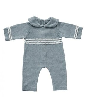 ByASTRUP Babypakje blauw gebreid 45cm