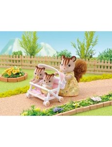 Sylvanian Families Dubbele kinderwagen