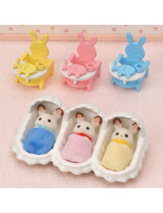 Sylvanian Families Drieling Chocoladekonijn verzorgingsset