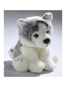 BIColini Zittende Husky pup 22cm