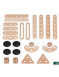 Mamamemo Constructieset 24 dlg FSC Hout