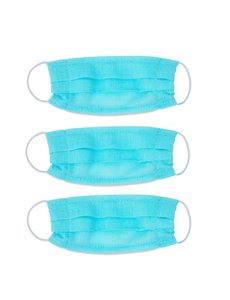 Mamamemo Poppen maskertjes 3 stuks blauw