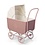 ByASTRUP Poppenwagen Retro Rotan roze