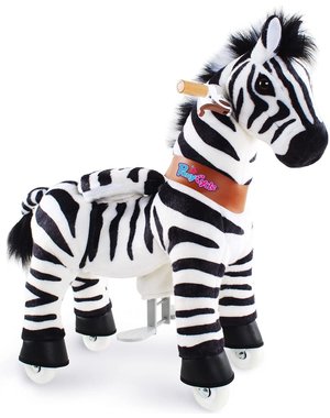 PonyCycle Zebra met handrem en geluid (3-5 jaar)