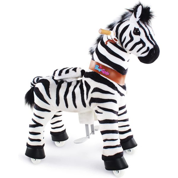 PonyCycle Zebra met handrem en geluid (4-9 jaar)