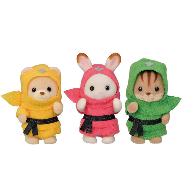 Sylvanian Families Baby Trio (Ninja)