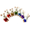 Papoose Toys Set van 7 regenboog muisjes
