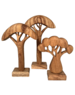 Papoose Toys African Trees Natural/ 3pc