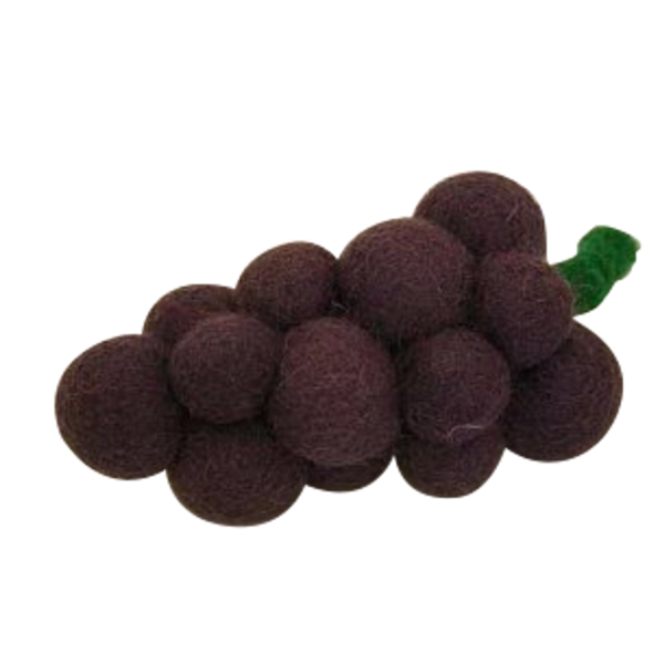 Papoose Toys Fruit Red Grapes/Bunch