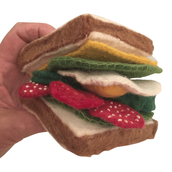 Papoose Toys Sandwich and toppings