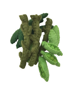 Papoose Toys Vegetable Beans, Asparagus, Peas