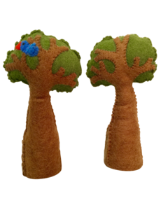 Papoose Toys Tree + Bird/2pc