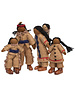 Papoose Toys Native American Family/5pc